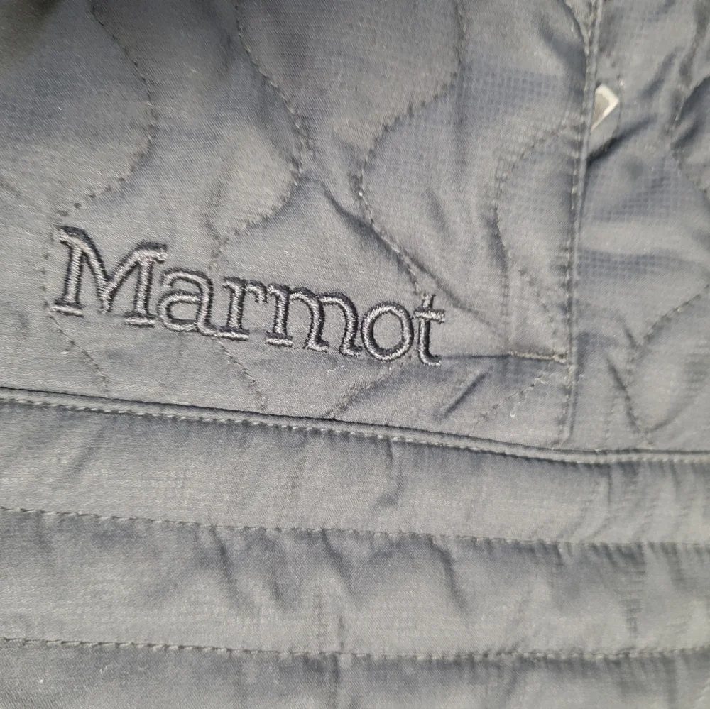 Marmot Black‎ Faux Fur Lined Winter Jacket Women's Size Small